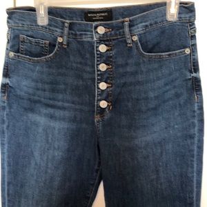 Banana Republic high waist button-up jeans